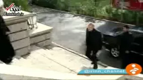 فیلم/ استقبال رئیس قوه قضائیه از روحانی و لاریجانی