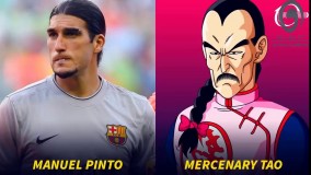 بازیکنانی که شبیه شخصیت کارتونی هستند