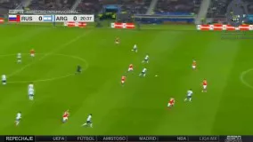 خلاصه بازی روسیه 0-1 آرژانتین