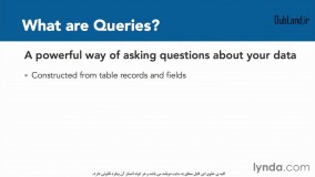 آموزش کوئری در اکسس 2016