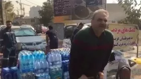 ‫جواد خیابانی و جواد رضویان جمع آوری کمک برای زلزله زدگان کرمانشاه‬