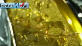 فیلم/ خودرویی با روکش طلا در نمایشگاه موتور دبی