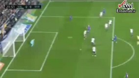 فیلم/ گل سالم مسی به والنسیا که مردود اعلام شد