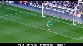 گل های برتر توسط درواز بانان از روی ضربه ایستگاهی