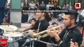 عزاداری اربعین در روستای ارزاق مشهد با اهنگ پلنگ صورتی 