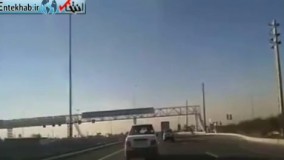 فیلم/ تعقیب و گریز پراید در اتوبان آزادگان