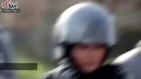 فیلم/ پشت‌صحنه موتورسواری نیکی کریمی در یک فیلم سینمایی