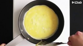 طرز تهیه پنکیک تخم مرغی  