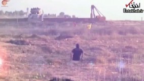 شهید خاص فلسطینی که پاهایش را در موشکباران غزه از دست داد