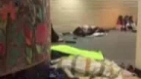 فیلم/ اسکان مردم در ورزشگاه آزادی پس از زلزله دیشب تهران