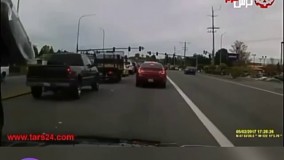 سقوط هواپیما در خیابان