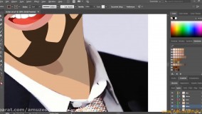 آموزش تبدیل عکس به وکتورآرت در ایلوستریتور