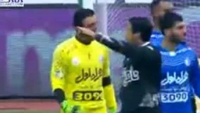 درگیری شدید در انتهای دربی استقلال و پرسپولیس