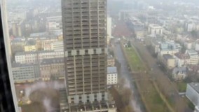 انفجار برج 116 متری آلمان