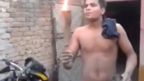 کلیپ خنده دار !!! حتما ببینید 