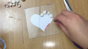 آموزش کاردستی-قاب عکس صدفی