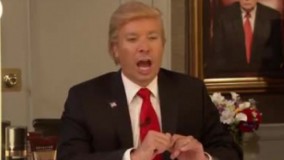 مصاحبه خنده دار دونالد ترامپ در آیینه