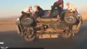  مانور بسیــار عجیب عرب ها در رانندگی!