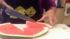  برش هندوانه،ساده و زیبا