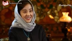 حضور بازیگر جواهری در قصر در ایران