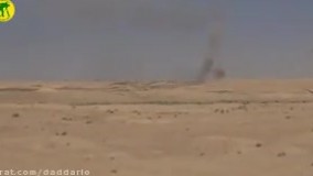 انهدام انتحاری داعش با موشک ضد زره کورنت در غرب موصل