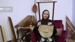 بازنوازی چنگ قدیم ایرانی توسط خانم رابعه زند نوازنده خوب قانون در ایران