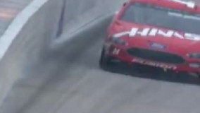 Bowyer bounces off the wall