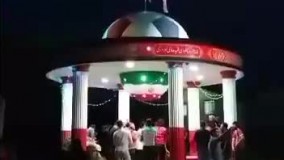 جشن قهرمانی هواداران پرسپولیس بر سر مزار مرحوم هادی نوروزی 