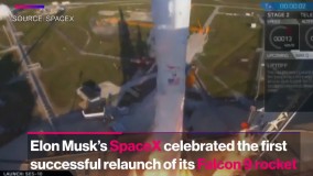 موفقیت پرتاب موشک فالکون9