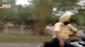 موتورسوار خسته‌!