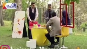 ملق زدن میهمان برنامه شبکه یک با کت و شلوار