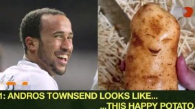 شباهت بازیکنان فوتبال به میوها