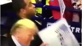 کلیپ خنده دار از رقص ترامپ خیلی باحاله