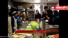 پلمپ رستورانی در پل طبیعت به دلیل رعایت نکردن بهداشت.ببینید چه خبره.