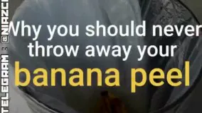 به این 5 دلیل علمی هرگـــــز نباید « پوست موز » را دور بیندازید❗️ 