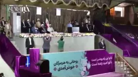 شعار مردم بندرعباس در استقبال از روحانی: آزادی اندیشه گازانبری نمی‌شه