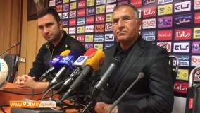 کنفرانس خبری مجید جلالی پیش از بازی با پرسپولیس 