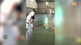 چالش عجیب عادل فردوسی پور با توپ