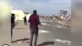 پذیرایی از میهمانان با نارنجک دستی در جاده های شمال