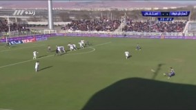 خلاصه بازی گسترش فولاد 1-1 استقلال