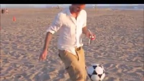 حرکت نمایشی دیوید بکهام