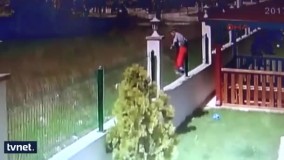 نیمه شب، این زن از صدای فریادهای دردناک فرزندش بیدار میشود دوربین مداربسته ضبط  کرده ببینید????????