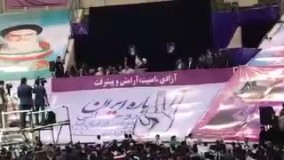 کنایه ی مستقیم روحانی به رییسی در ارومیه 