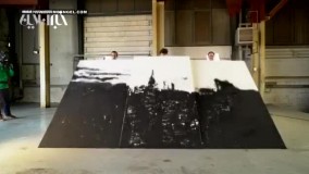 خلق تابلوهای بسیار زیبا با طلا و شن و ماسه بدست هنرمند جوان آلمانى 