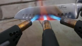 چاقوی 1000 درجه با فندک