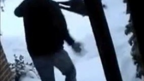 اومد گربه رو بندازه بیرون، گربه یقه یارو رو گرفت  انداختش بیرون????