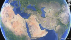 محل دقیق اصابت موشکهای ایران در سوریه روی گوگل ارث