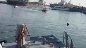 [Video] این، اولین ویدیو از لحظه ورود صیادان آزاد شده از زندان عربستان به خور گناوه است