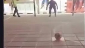 آخه اونجا جایِ نشستن بود ؟   