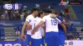 خلاصه والیبال ایران 1-3 برزیل